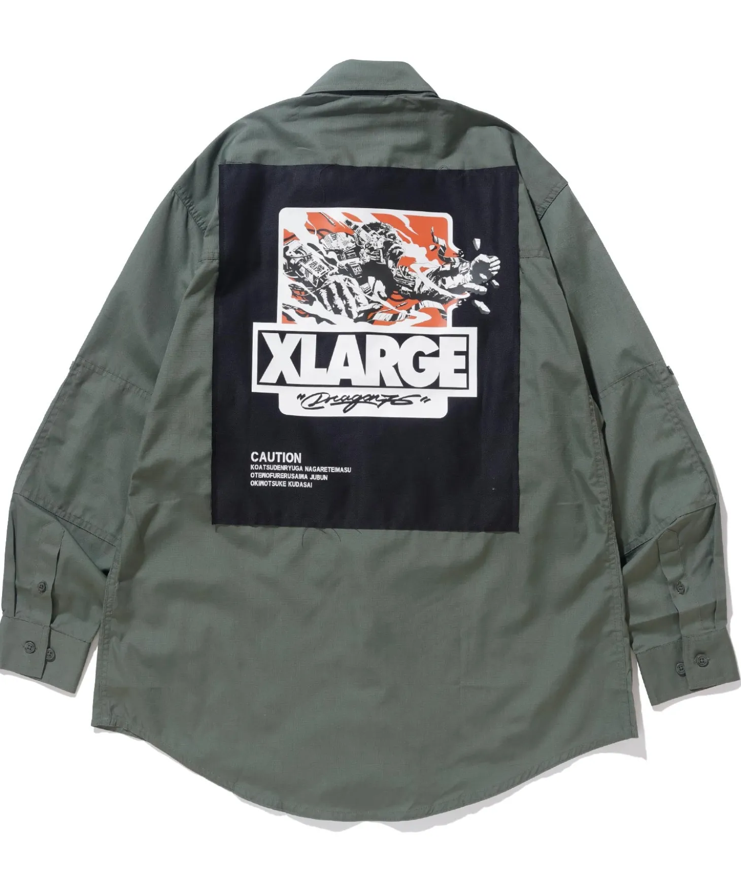 XLARGE x Dragon76 BD ARMY L/S SHIRT