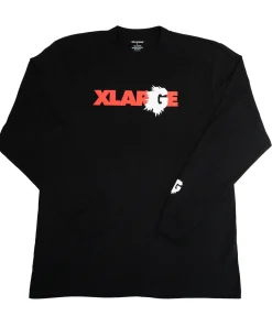 XLARGE x GORILLA NEMS STANDARD LOGO SPIKEY L/S TEE