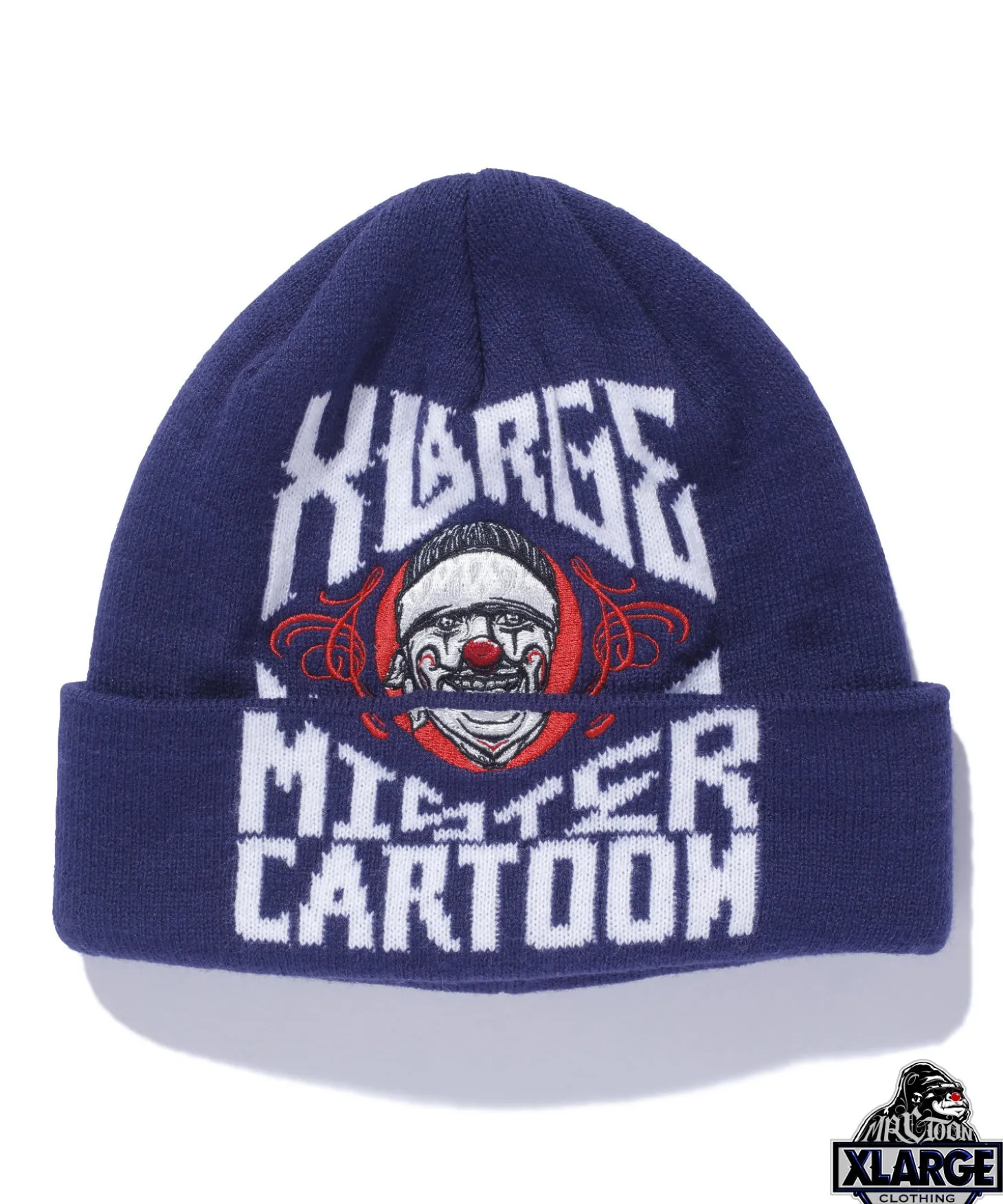 XLARGE x MR.CARTOON CUFF BEANIE