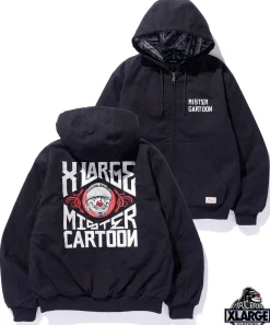 XLARGE x MR.CARTOON HOODED WORK JACKET