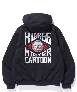 XLARGE x MR.CARTOON HOODED WORK JACKET
