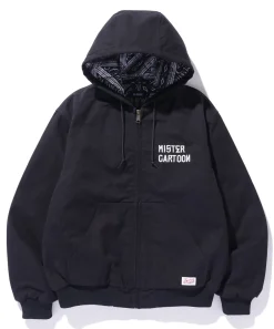 XLARGE x MR.CARTOON HOODED WORK JACKET
