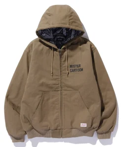 XLARGE x MR.CARTOON HOODED WORK JACKET
