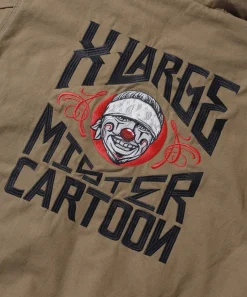 XLARGE x MR.CARTOON HOODED WORK JACKET