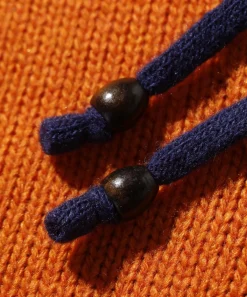 ZIP UP HOODED KNIT