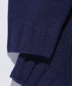 ZIP UP HOODED KNIT